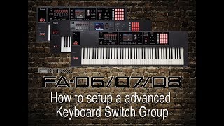 Roland FA060708  Advanced Keyboard Switch Group [upl. by Burlie]