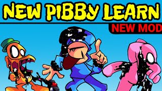 Friday Night Funkin New VS Pibby Learn  Pibby x FNF Mod [upl. by Kimberlee909]