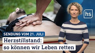 Herzstillstand so können wir Leben retten  hessenschau vom 21072024 [upl. by Anivid140]