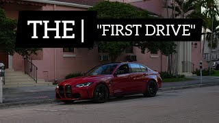 The First Drive In My 2022 Imola Red G80 M3 [upl. by Nanon]