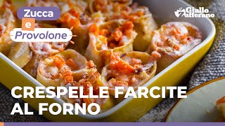 CRESPELLE FARCITE con ZUCCA e GUANCIALE AL FORNO – Ricetta sfiziosa perfetta per la cena 🤤🍂 [upl. by Nowtna]