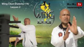 Wing Chun kung fu  wing chun Dummy Form part 210 [upl. by Flosi793]