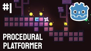 Godot 3 Procedural Platformer Generation 2D 1 [upl. by Llegna]