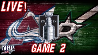 Colorado Avalanche vs Dallas Stars GAME 2 LIVE 592024 [upl. by Bose347]