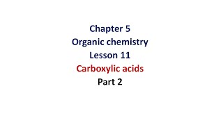 Chemistry  3rd Sec  Chapter 5  Organic chemistry  lesson 11  part 2 [upl. by Akeinahs820]