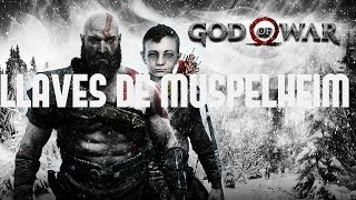 God Of War 4 PS4  Guia 100  Como conseguir las Tres llaves de MuspelheimComentado [upl. by Anauq]