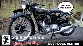 1933 Rudge Ulster Motorcycle  Denwerks [upl. by Ihskaneem141]