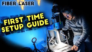 How to Set Up A New Fiber Laser or Lens  2021 UPDATED  Laser Engraving First Time Setup [upl. by Akimas]