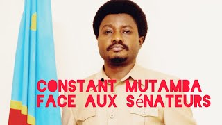 CONSTANT MUTAMBA FACE AUX SÉNATEURS [upl. by Bellanca]