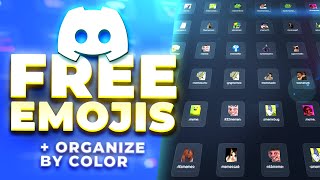 Discord Tutorial Free Emojis and How to Organize Them [upl. by Haraf]