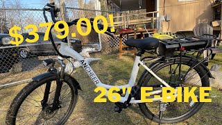 37900 Ancheer 26quot Ebike unboxing and first ride [upl. by Andeee]