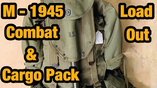 WW2 US Gear M1945 Combat Field Pack with Cargo Field Pack [upl. by Pavkovic]