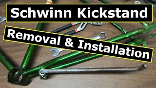 How to Remove and Install Schwinn Kickstands [upl. by Aleydis]