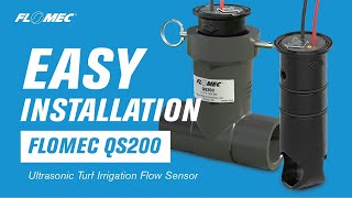 FLOMEC QS200 Ultrasonic Turf Irrigation Flow Sensor [upl. by Frentz]