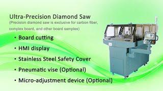 UltraPrecision Diamond Saw CLM35CRTop Tech MachineMetallographic Sample Preparation Equipment [upl. by Philpot]