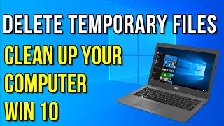 How to delete temporary files in windows 10 pc [upl. by Shurwood772]