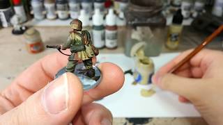 How I Paint Things  Infantry Camo German Grenadier Zeltbahn [upl. by Alard]