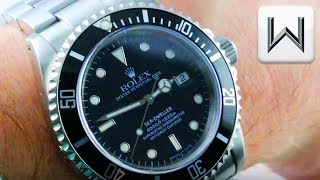 Rolex Sea Dweller 4000 40mm Reference 16600 Luxury Watch Review [upl. by Htes]