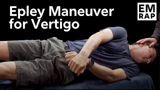 Epley Maneuver Performed on a Patient Suffering from Vertigo [upl. by Longerich]