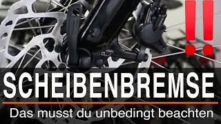 Scheibenbremse  Diese 4 Dinge solltest du unbedingt beachten  vitbikesTV 052 [upl. by Olenta341]