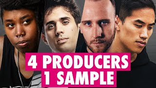 4 PRODUCERS FLIP THE SAME SAMPLE ft Anomalie Zomboy Kilamanzego [upl. by Nothsa]