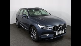 VOLVO XC60 T6 Recharge PHEV Inscription 5dr AWD Finished In Denim Blue Metallic Paint Reg PX21KZU [upl. by Haldis]