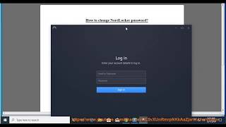 Change NordLocker password [upl. by Eremihc]