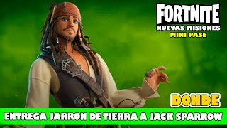 ✅ENCUENTRA a Jack Sparrow Y entrega el Jarrón de Tierra  Mini pase FORTNITE [upl. by Adda]