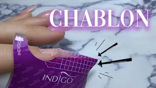 TUTO ONGLES EN GEL CHABLON 🌸 [upl. by Scharaga]