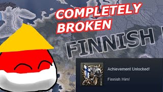 Hoi4 The MOST BROKEN Finnish Achievement Strat [upl. by Gnilsia438]