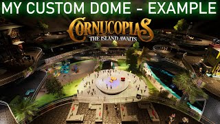 Cornucopias Metaverse  MY CUSTOM DOME example [upl. by Nekal]