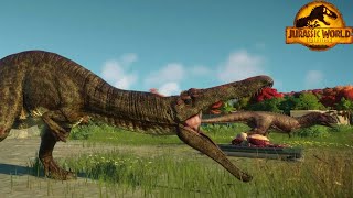 Majungasaurus VS Suchomimus  Jurassic World Evolution 2 [upl. by Hamrnand442]