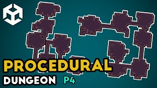 Random Walk Algorithm  P4  Unity Procedural Generation of a 2D Dungeon [upl. by Ikciv]