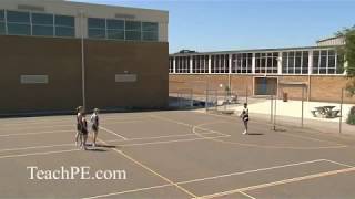 Netball  Attacking Movement  Double Lead Level 3 [upl. by Bel]