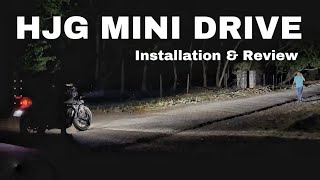 Cheap amp Best Fog Light for Hunter 350  HJG Mini Drive  REVIEW amp INSTALLATION HINDI [upl. by Tudela]