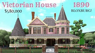 Bloxburg  Victorian House Circa 1890  Tour and Speedbuild Part 1 [upl. by Waxman]