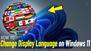 Change Display Language in Windows 11 How To change language on windows 11 Operating System [upl. by Slyke]