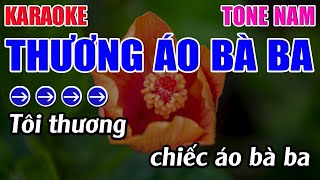 Thương Áo Bà Ba Karaoke Tone Nam Karaoke 9999  Beat Mới [upl. by Ojibbob]