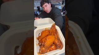 Trying a Popular Wing Spot in New York 👀😳 wings wing nycfood [upl. by Rotman]