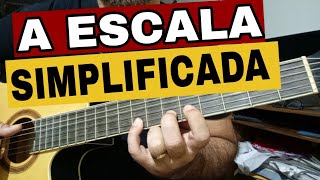 APRENDA A ESCALA MAIOR SIMPLIFICADA no violão [upl. by Craggie]