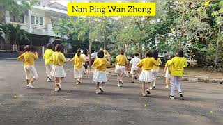 Nan Ping Wan Zhong Line Dance  Choreographed by Judy Lye [upl. by Stelle]