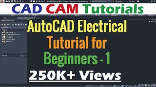 AutoCAD Electrical Tutorial for Beginners  1 [upl. by Hesther85]