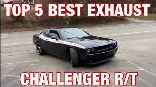 Top 5 BEST Exhaust Set Ups for Dodge Challenger RT 57L HEMI [upl. by Fadiman]