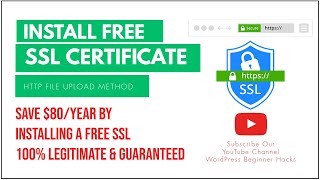 Zero SSL Installation HTTP File Upload Method [upl. by Reniti]