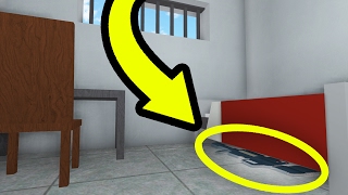 THE SECRET GUN IN ROBLOX PRISON LIFE [upl. by Nnairret]