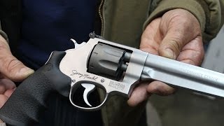 First look and firing of the SampW 929 8 shot 9mm revolver with Jerry Miculek [upl. by Korney412]