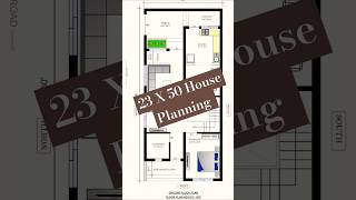 20X50 House Plan  North Facing House Vastu  House design services DM on Instagramhouseplan [upl. by Gittel]