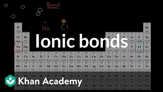 Ionic bonds  Molecular and ionic compound structure and properties  AP Chemistry  Khan Academy [upl. by Alenas]