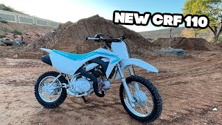 First Look at ALL NEW 2023 CRF 110 FAST [upl. by Gould]