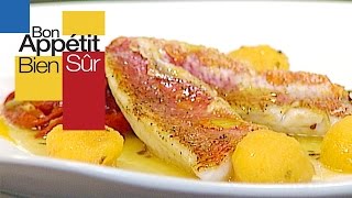 Recette Filets de rougets poêlés [upl. by Gorski]